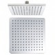 200mm 8 inch ABS Square Chrome Rainfall Shower Head 